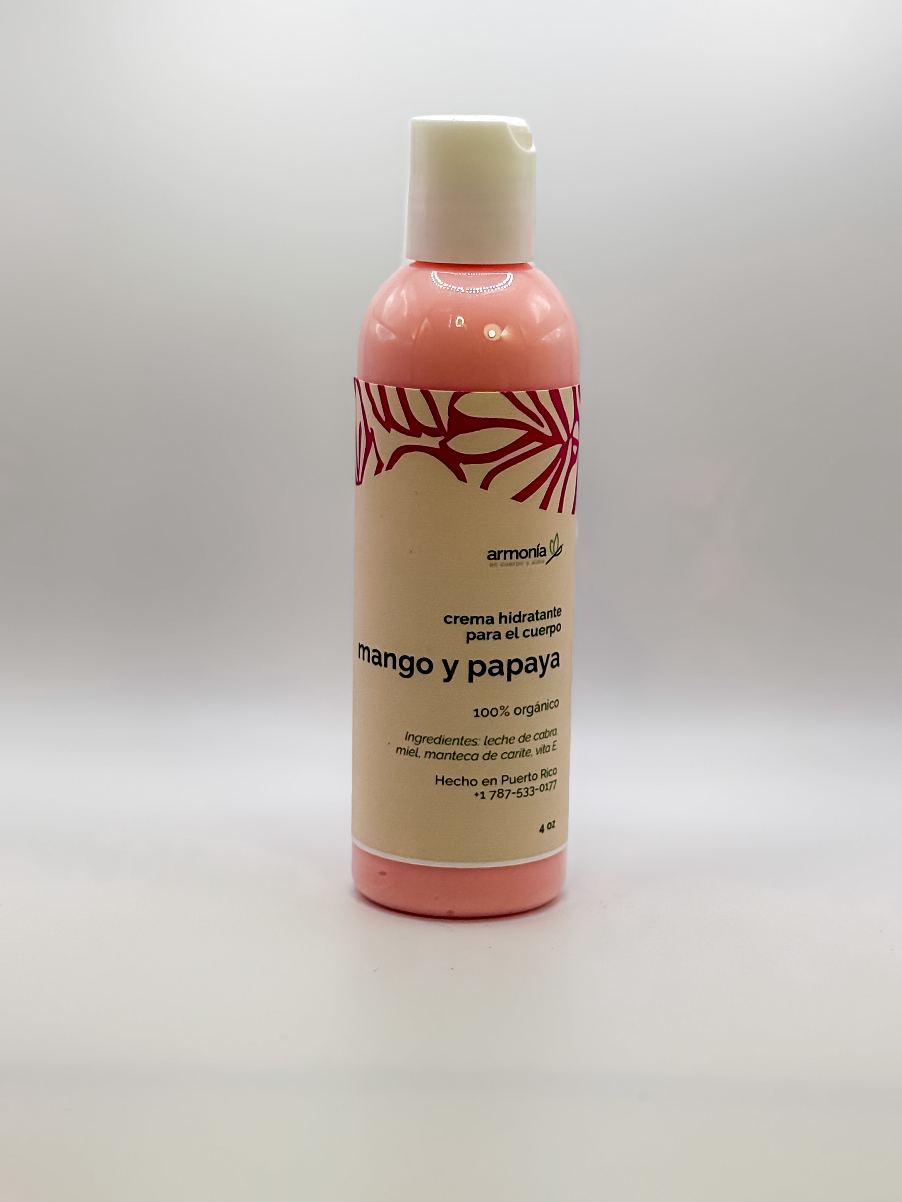 Crema Mango y Papaya